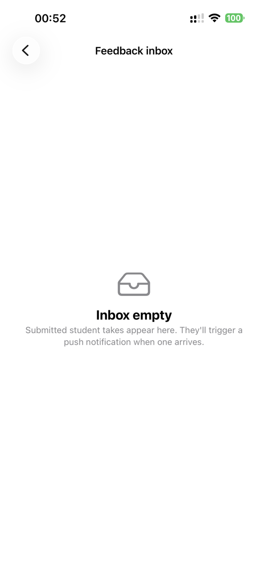 Feedback inbox — SYNCopated