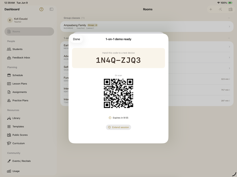 Invite a student — SYNCopated