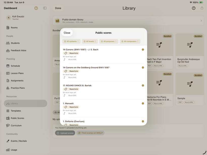 Your library — SYNCopated